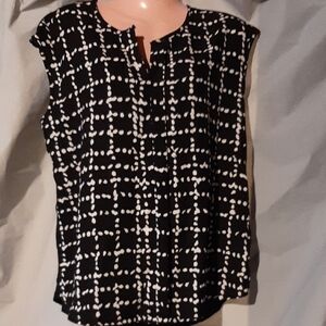 Ann Taylor Sleeveless Blouse Womens Large
